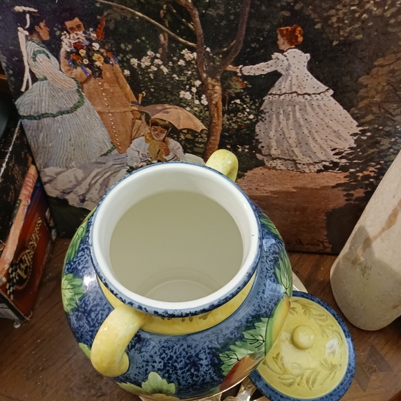 🍪🥠Biscotti Jar, Beautiful and colorful🌯 Handpainted,Beautiful Kitchen Decor🌶 - Picture 14 of 15